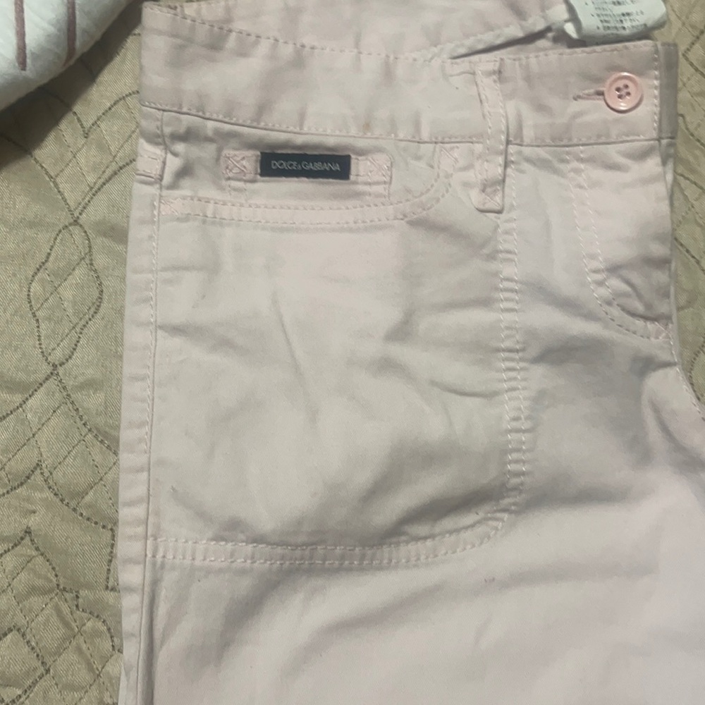 Dolce and gabbana pink pants size 42